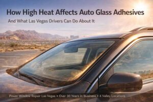 How High Heat Affects Auto Glass Adhesives