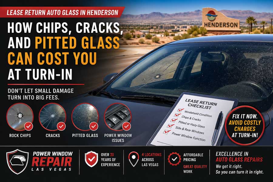 Lease Return Auto Glass in Henderson